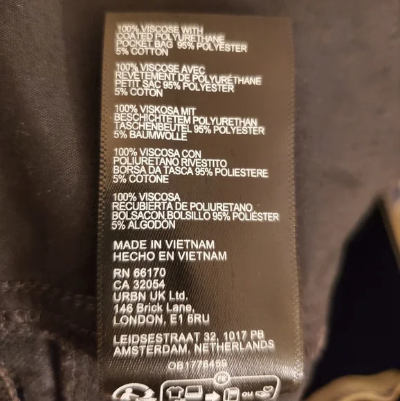 Free Pepple We The Free Rebel Vegan Leather Pants/Black - Picture 14 of 16